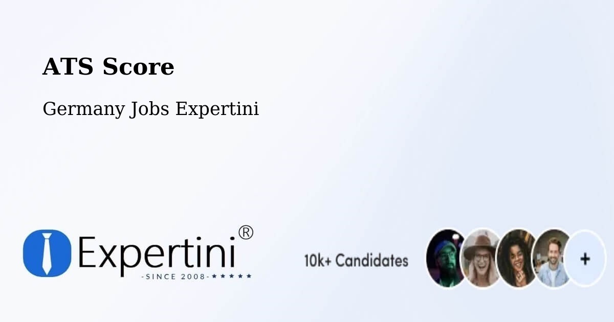 Resume ATS Score & Job Description Match Tool – Springe - Germany Jobs Expertini