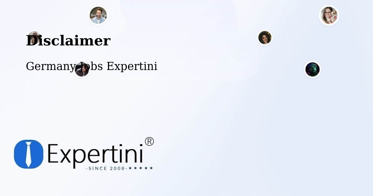 Disclaimer - Germany Jobs Expertini