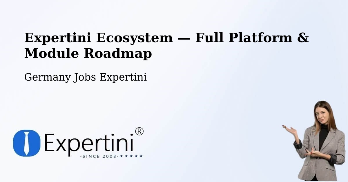 Expertini Ecosystem — Full Platform & Module Roadmap – Springe