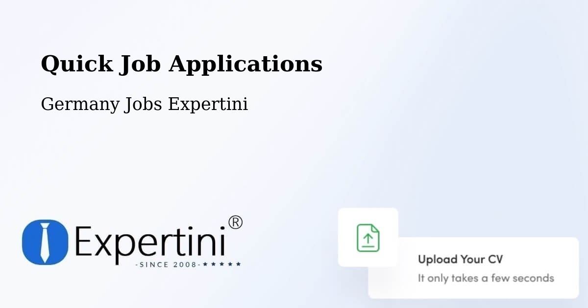 Quick Apply Feature – Springe - Germany Jobs Expertini
