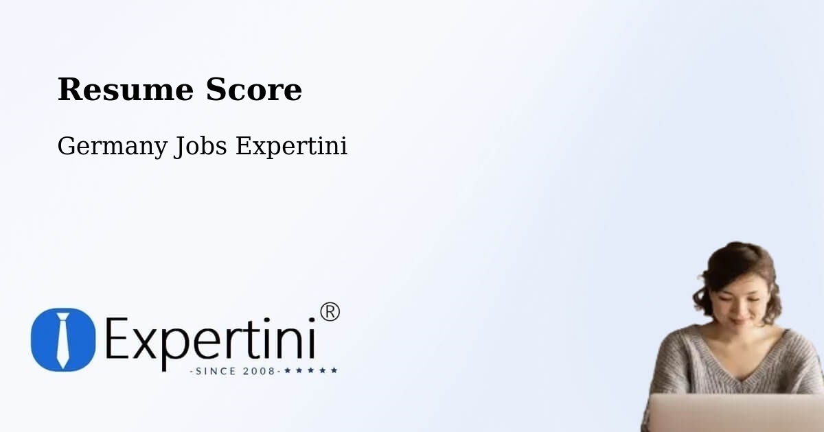 Resume Score & Job Description Match Tool – Springe - Germany Jobs Expertini