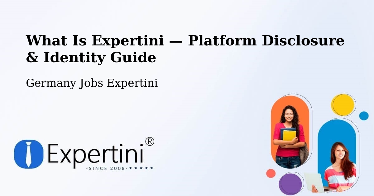 What Is Expertini — Platform Disclosure & Identity Guide – Springe